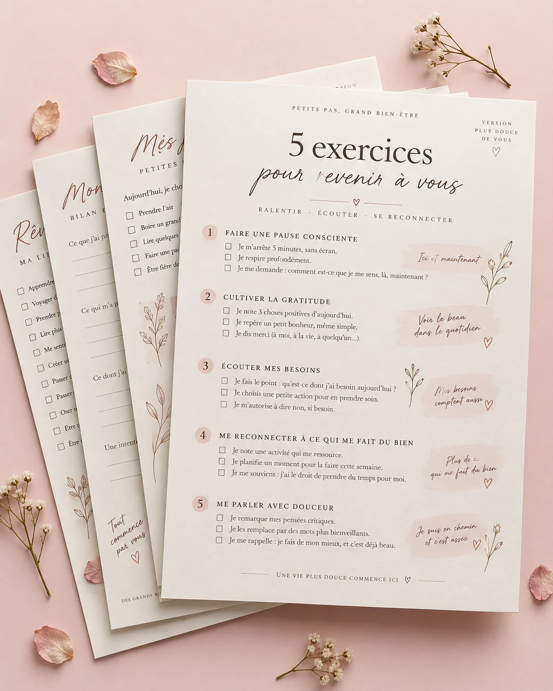 5 exercices pour revenir à vous